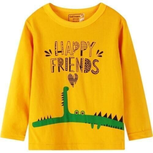 Funnygame New Arrival Animals Long Sleeve Baby T shirts for Autumn Spring Childrens Clothes Cute Fashion Kids Blouse Tops