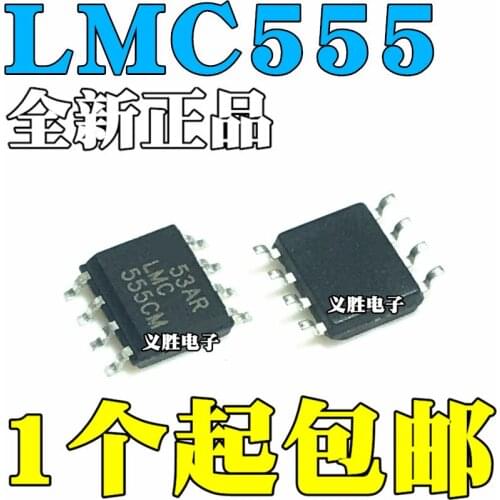 New and original LMC555 LMC555CM LMC555CMX SOP8 Clock, timer SMT IC, electronic chips,The time base chip, single-channel timing