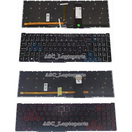 New UK English QWERTY Keyboard for Acer Predator Helios 300 PH315-52 PH317-53 PH317-53-795U Colorful BACKLIT without Frame
