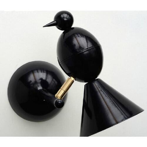 NEW Creative colorful birds bedside led wall lamp study reading book light picture painting lights bathroom makeup mirror lamp