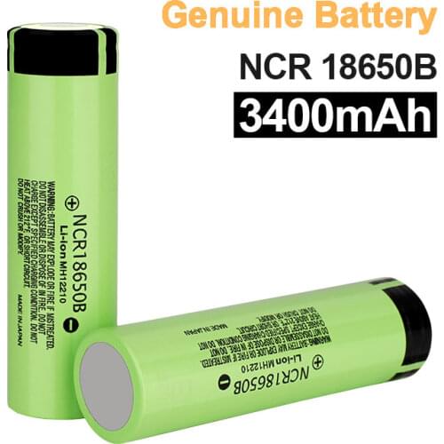 New NCR18650B 3.7 v 3400mah 18650 Lithium Rechargeable Battery For Flashlight batteries (NO PCB)