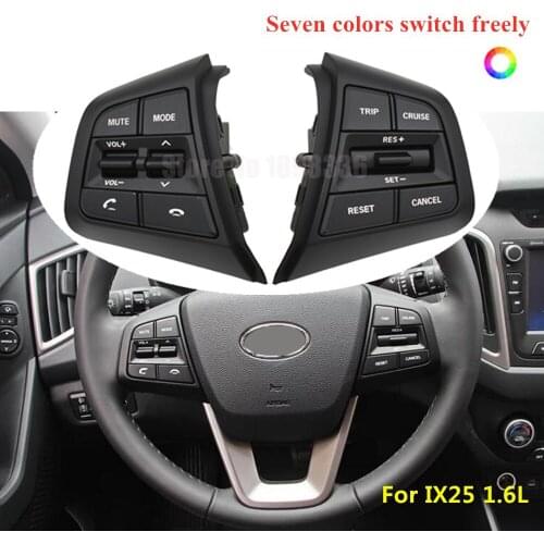 New style For Hyundai Creta IX25 1.6L Steering wheel button Cruise Control switch volume control button Bluetooth phone