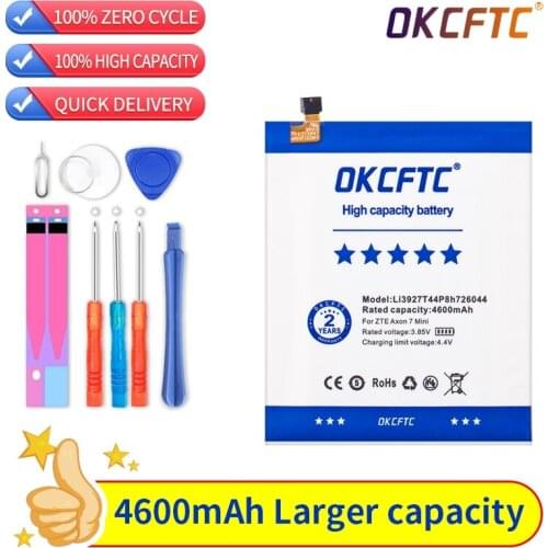 Original New 4600mAh Li3927T44P8h726044 Battery For ZTE Axon 7 Mini B2017 B2017G 5.2" Mobile Phone Battery + Free Tools