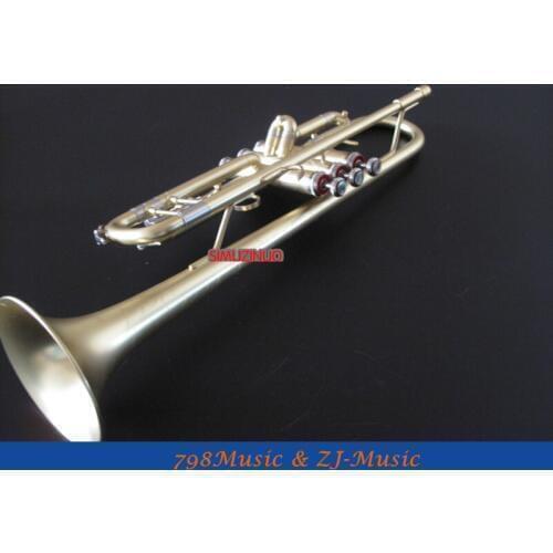 Professional new Matt Brass Trumpet Bell 4.843" Bb Horn Bore 0.465" With Case
