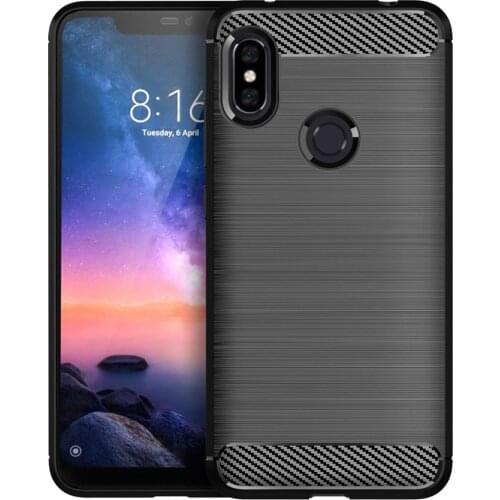 Luxury Case for Xiaomi Redmi Note 6 6 Pro Cover Carbon Fiber Texture Brushed Case for Redmi Note 5 5 Pro Note 4 4X Phone Cover