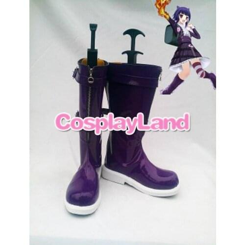 Customize Boots LOL Purple Cosplay Boots Cosplay Costume Anime Party Shoes