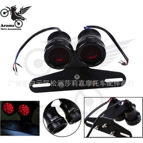 Universal accessorie brand grid retro brake light for honda suzuki benelli yamaha harley softail sportster motorcycle tail light