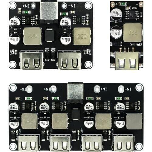 USB QC3.0 QC2.0 DC-DC Buck Converter Charging Step Down Module 6-32V 9V 12V 24V to Fast Quick Charger Circuit Board 3V 5V 12V