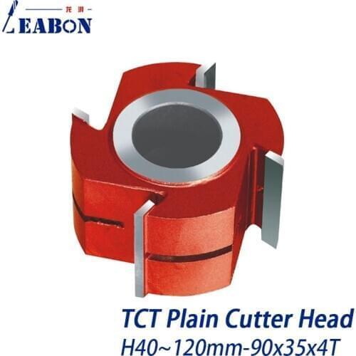 Integrated TCT Plain Surface Cutter Head for Spindle Shaper Machine Carbide Material for Woodworking 40mm-120mm Height
