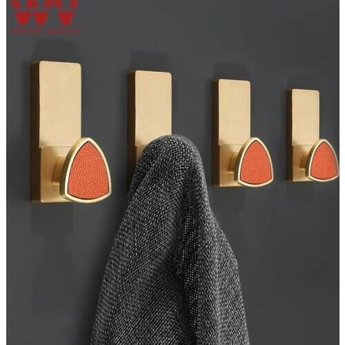 WV Kitchen Cabinet Door Handle Leather Handles for Furniture 1pc Bathroom Indoor Drawer Knobs Wall Clothes Hooks Wall Robe Hooks