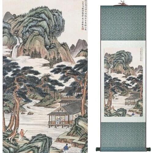 Landscape art painting Chinese traditional art painting China ink painting fashion painting 19081746