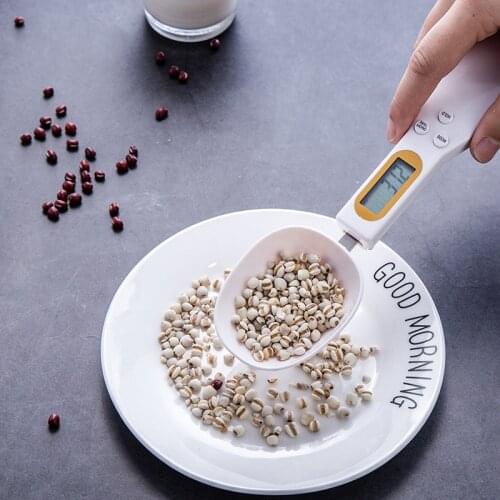 1PC Portable 500/0.1g Digital LCD Measuring Spoons Coffee Sugar Spoon Measuring Cup Electronic Kitchen Scales Baking Accessories