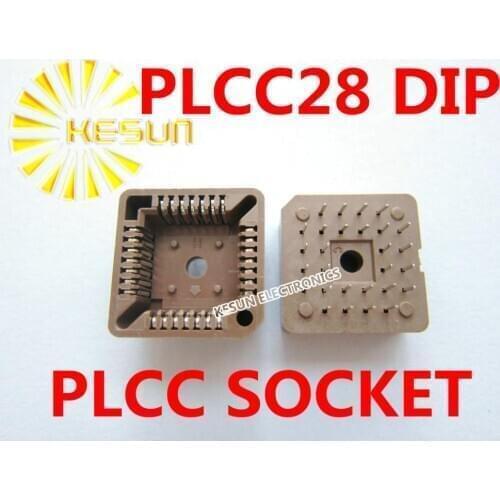 66PCS PLCC28 PLCC 28pins DIP type IC Socket