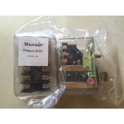 Free Shipping GYD20-16A 380V 0.3~0.7Mpa Air Compressor pressure control switch Air Compressor switch Automatic control