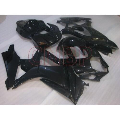 Full Body Kits GSXR1000 2007 - 2008 K7 glossy Black Fairings for Suzuki GSXR1000 2008 Full Body Kits GSXR1000 07 no paint