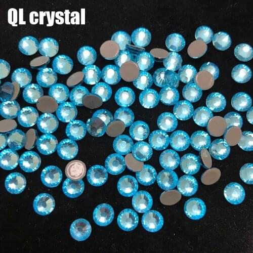 Glitter Flatback Glass Crystal DMC Hotfix rhinestone For Gymnastics dancing wedding Clothes Shoes 3D Nail Decoration