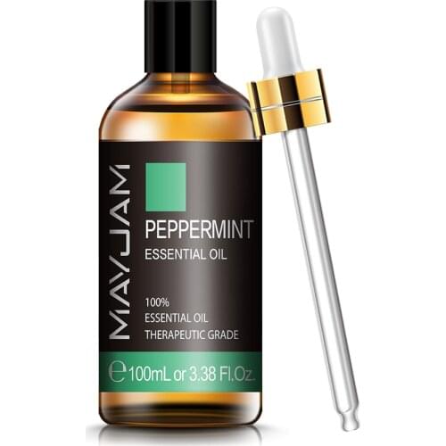100ml Peppermint Essential Oil Diffuser 100% Plant Aromatic Essential Oils Eucalyptus Tea Tree Oil For Skin Care Treat Headache