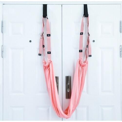 Home use one-word horse open hip stretch stretch inverted waist trainer aerial yoga rope stretch belt