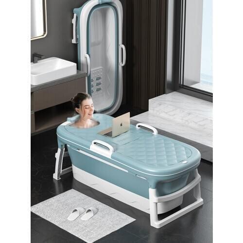 Household Folding Massage Bath Barrel Oversized Comfortable Adult Bath Barrel Bold Bracket Stable And Durable Easy To Store