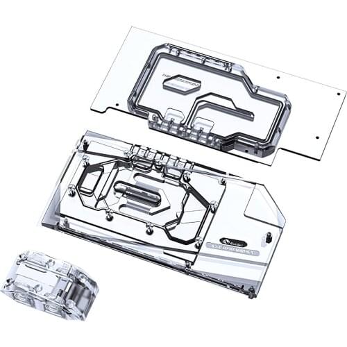 Bykski Dual Side Liquid Cooling GPU Block for Giga RTX 3090 3080 AORUS N-GV3090AORUS-TC