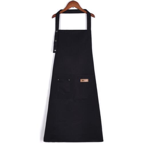 Apron Korean fashion cotton waterproof coffee milk tea nail shop restaurant kitchen men and women overalls