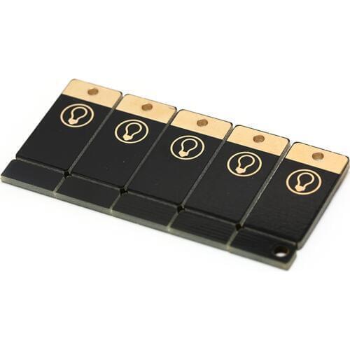Hot Sale5pcs Night Lamp Mini Pocket Card USB Power LED Keychain Night Light 0.2W USB LED Bulb Book Light for Laptop PC Powerbank