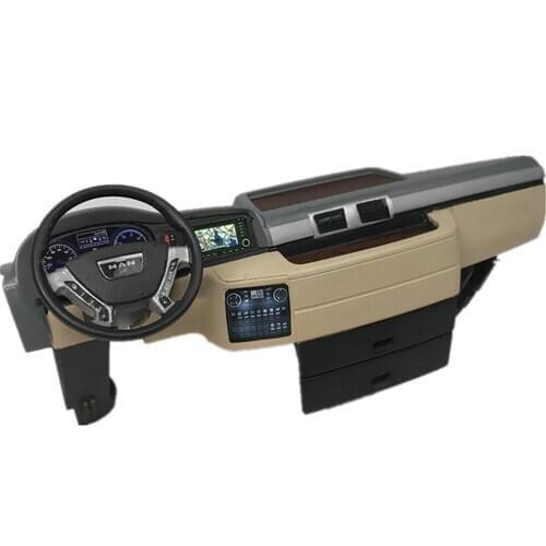 Truck Left Right Console Cabin Interior for Tamiya 1/14 MAN TGX 56325 RC Car DIY Plastic Internal Center Cab Model Upgrade Parts