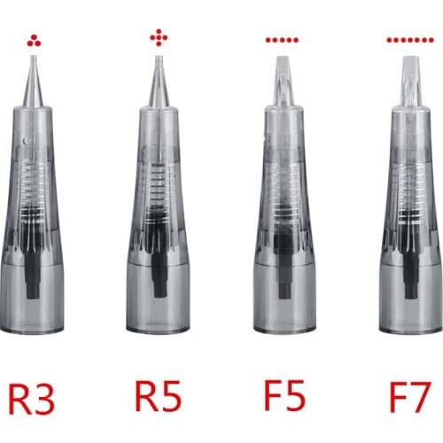 Lot Of 10pcs New Revolution Professional Permanent Makeup Cartridge Needles For Eyebrow Lip Supply 1R/3R/5R/5F/7F