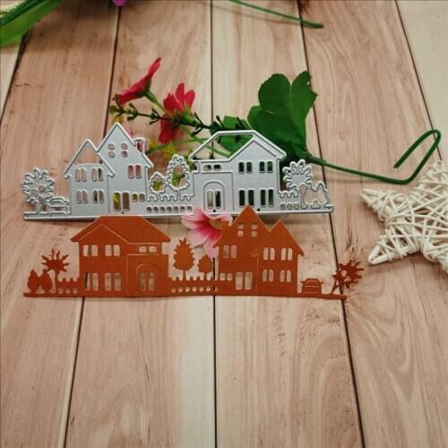 House Metal Cutting Dies For DIY Scrapbooking Album Paper Cards Decorative Crafts Embossing Die Cuts