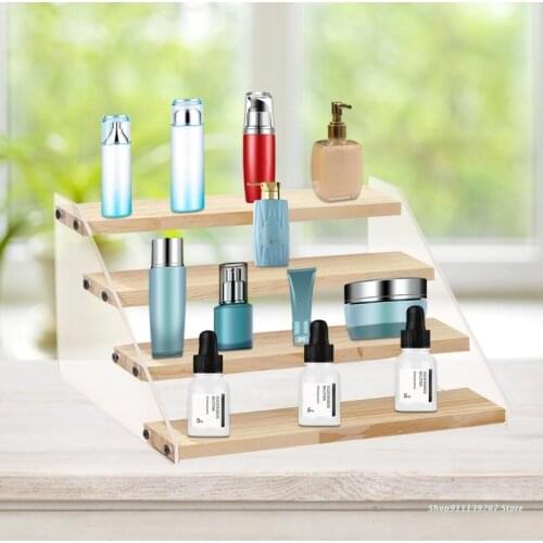 C5AD Multi Layer Display Riser Clear Acrylic Rack Organiser Models Jewelry Garage Kit