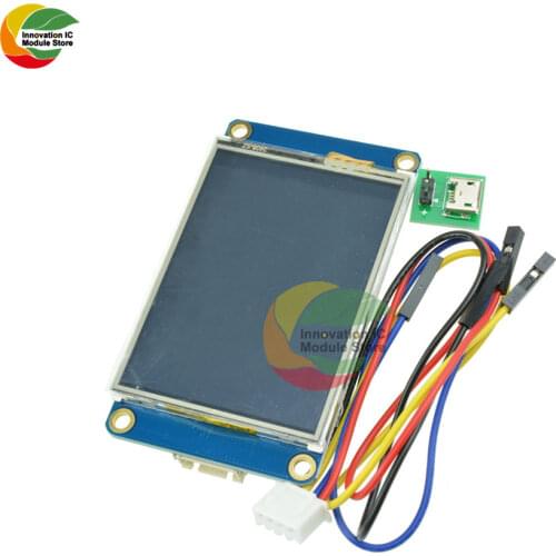 Ziqqucu 2.4 inch raspberry pie touch screen 320*240 resistive touch screen USART UART HMI LCD serial LCD module display Arduino