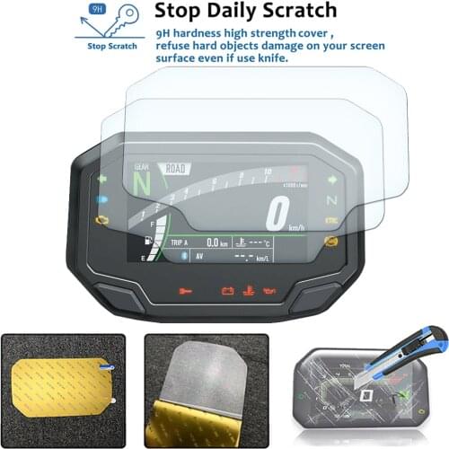 Motorcycle Instrument Speedometer Cluster Scratch Protection Film Meter Screen Sticker For Kawasaki Ninja650 Z650 Z900 2020