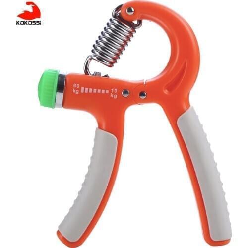 KoKossi New 5-60Kg Gym Fitness Hand Grip Men Adjustable Finger Heavy Exerciser Strength for Muscle Recovery Hand Gripper Trainer