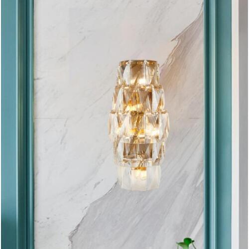 New light luxury American study bedroom bedside lamp corridor aisle balcony light luxury living room wall lamp