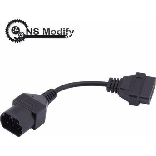 NS Modify 17 Pin To 16 Pin OBD2 Cable Diagnostic Adapter Connector OBDII Female Connector Professional Diagnostic Tool For Mazda