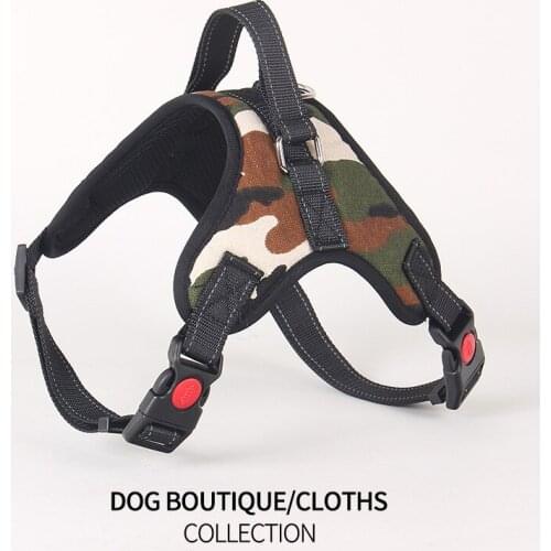 Oxford Dog Harness Adjustable Pet Harness For medium large Dog chest and back