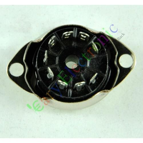 Wholesale and retail 4PCS 9 PIN VACCUM TUBE SOCKET SAVER MOUNT FR 12AX7 12AU7 ECC82 ECC83 radio parts free shipping