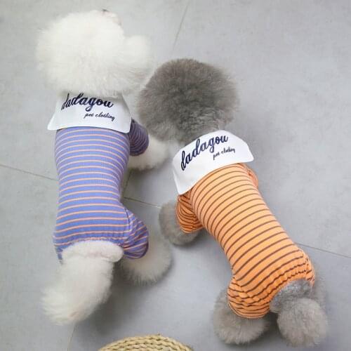 Autumn Winter Pet Clothes Jumpsuit Dog Pajamas Shirt Puppy Costume Yorkshire Pomeranian Maltese Shih Tzu Bichon Poodle Clothing