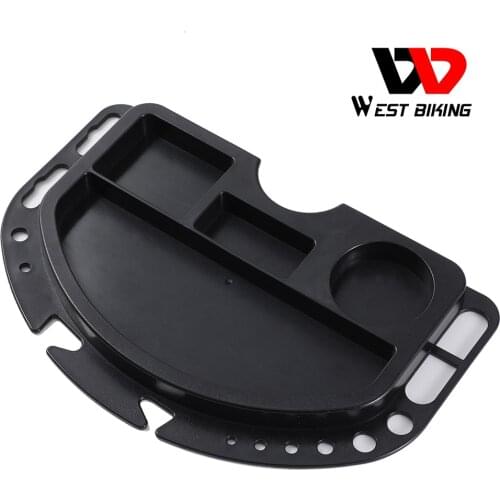 PC MTB Bike Maintenance Tool Tray Bicycle Repair Tools Storage Plate Cycling Bike Repair Stand Bicycle Accessories