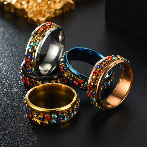 Prettyland Rings With Crystals