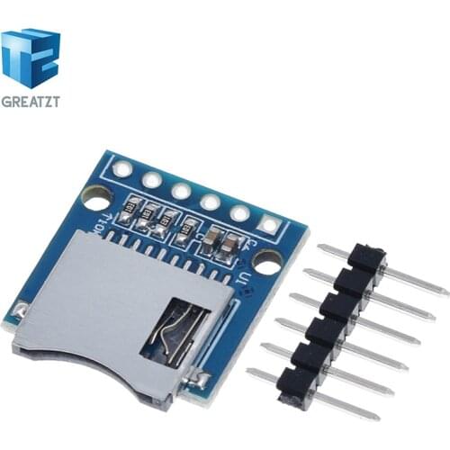 GREATZT Micro SD Storage Expansion Board Mini Micro SD TF Card Memory Shield Module With Pins for Arduino ARM AVR