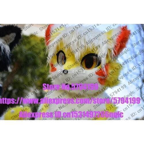 Customized Available REAL PHOTO dx0029 head CAT full sets husky dog Suit fursuit Costume fox Party Carnival Gift