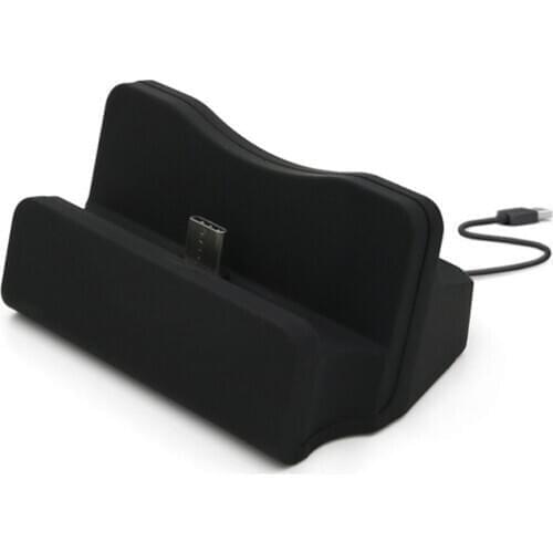 USB2.0 Type-C Phone Charger Fast Charging Dock Station Desktop Docking Charger Cradle Stand Support Data Sync for Android phone