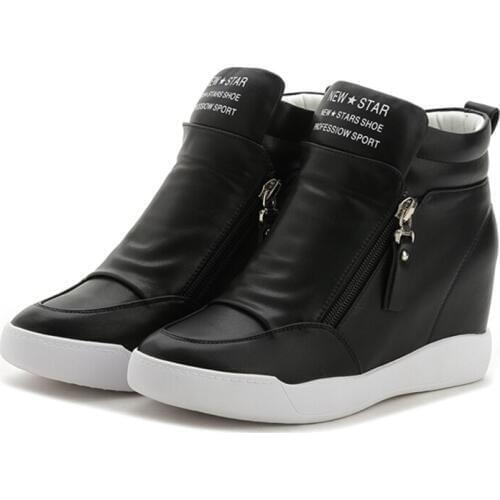 Spring New brand Women Skateboarding shoes Slip-On outdoor walking Shoes jogging sneakers White Black Board Shoes