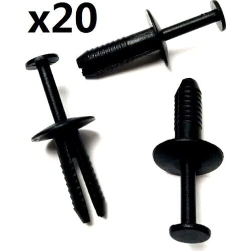 20X Rivets bumper to Boost FOR BMW OEM: 51111964186 ; For Opel Corsa Clip 1400806