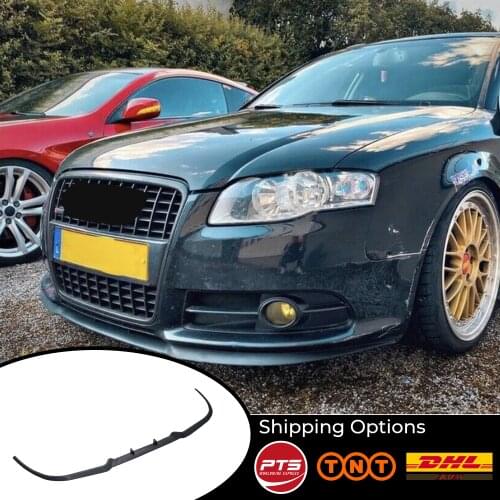 For Audi S4 RS4 B7 A4 CUPRA R FRONT SPOILER BUMPER LIP Euro Spoiler Lip Universal 3 pcs Body Kit