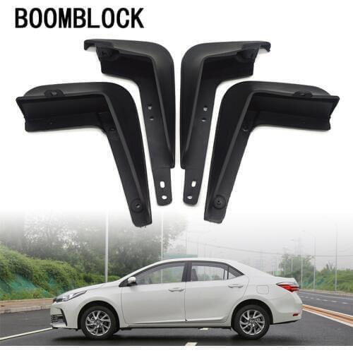 4pcs Car Front Rear Mud Flaps Mud Flap Mudguards Fender For Toyota Corolla 2014 2015 2016 2017 Accessories For Toyota Altis