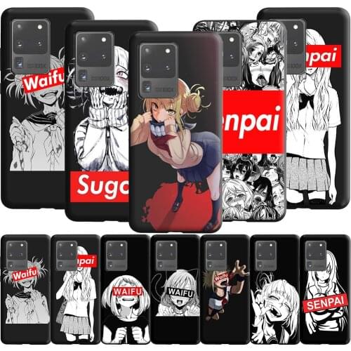 Sugoi Senpai Anime Waifu Case for Samsung Galaxy A5 A6 A9 M31 M31S S21 S21S S30 Plus Ultra M51 A02 A12 A32 A52 A72 F62 M62