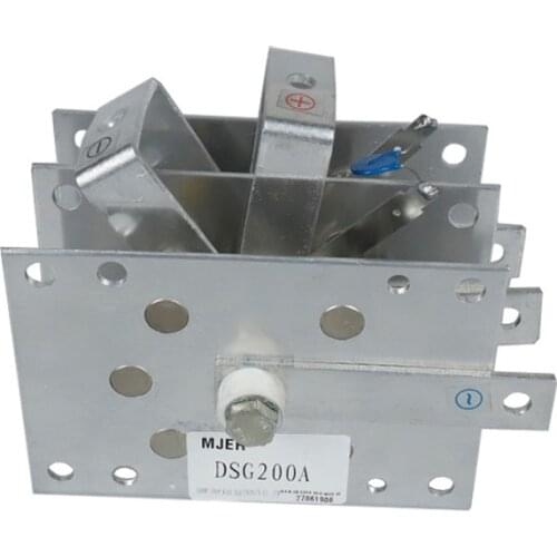 DSG200A Welder bridge rectifer 200A three phase bridge rectifier Al rectifier 3 plates