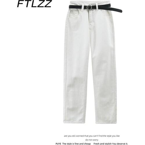 FTLZZ Women's Cropped Jeans